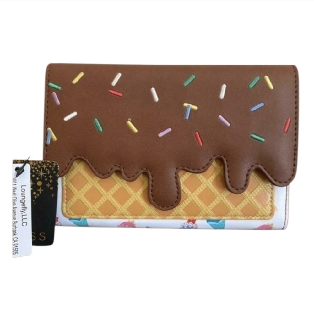 Disney Princess Lounge Fly Ice Cream Cone Wallet~NWT